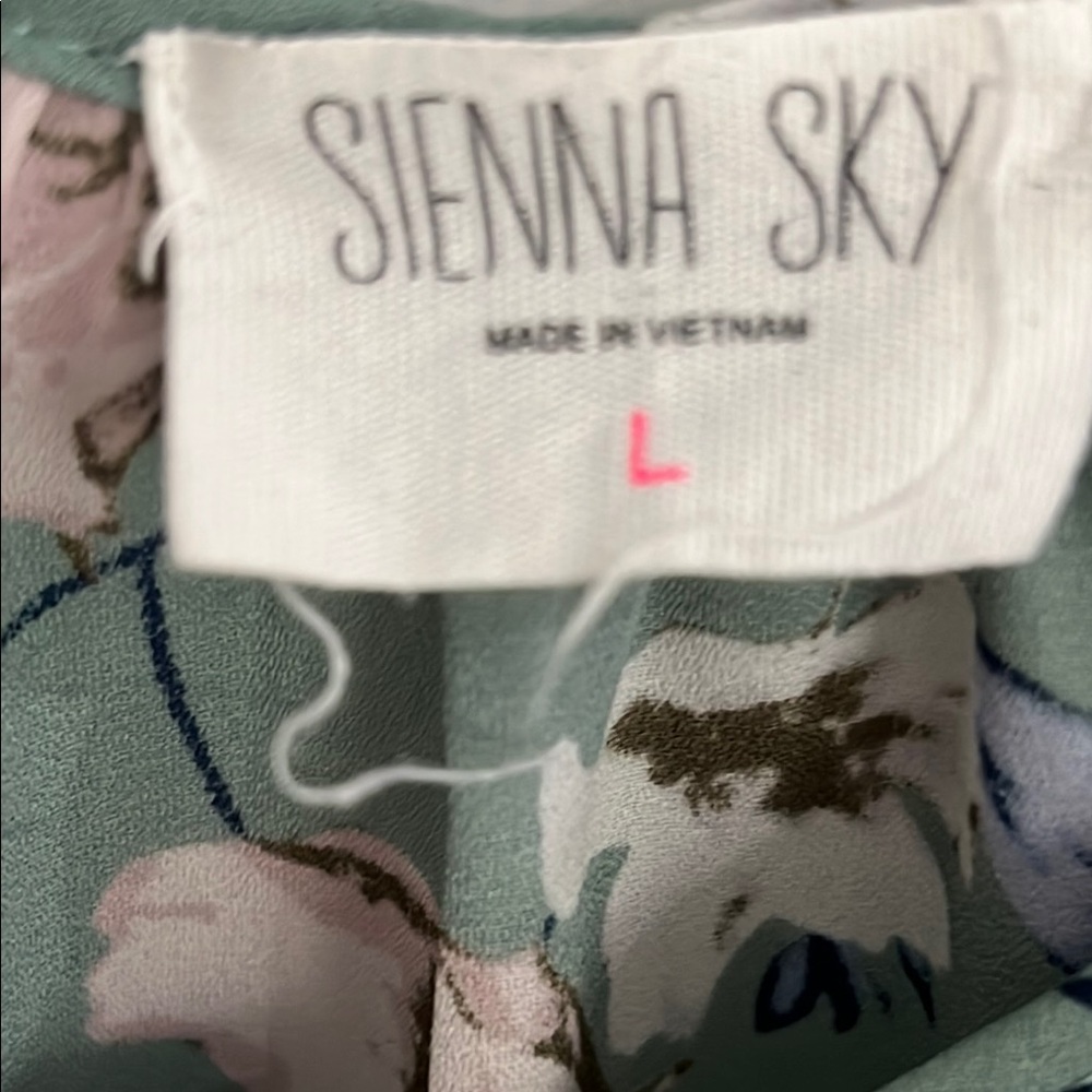 Sienna Sky Green Ruffled Tiered Camisole - Picture 5 of 5